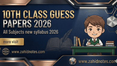10th Guess Papers 2026 3 10th Class Guess Paper 2026