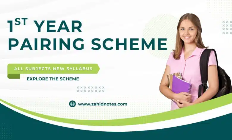 1st Year Pairing Scheme 2026