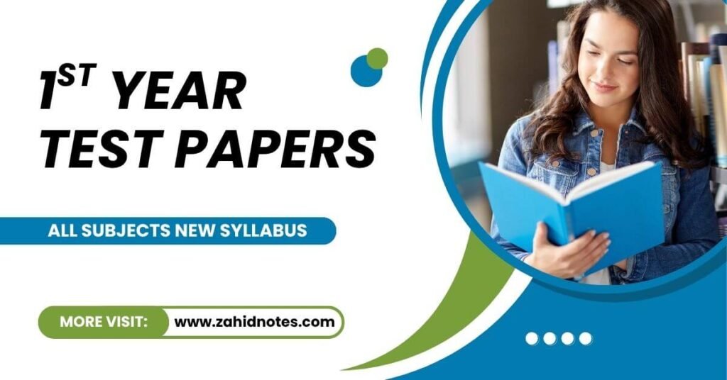 1st year Test paper chapter wise 2026 (ALP)