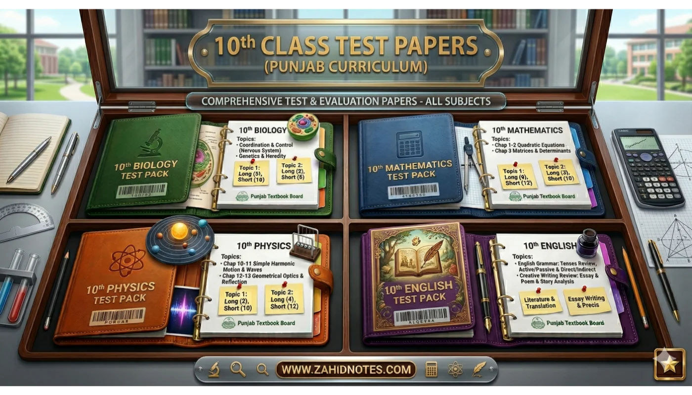 NOTES 10 10th Class Guess paper