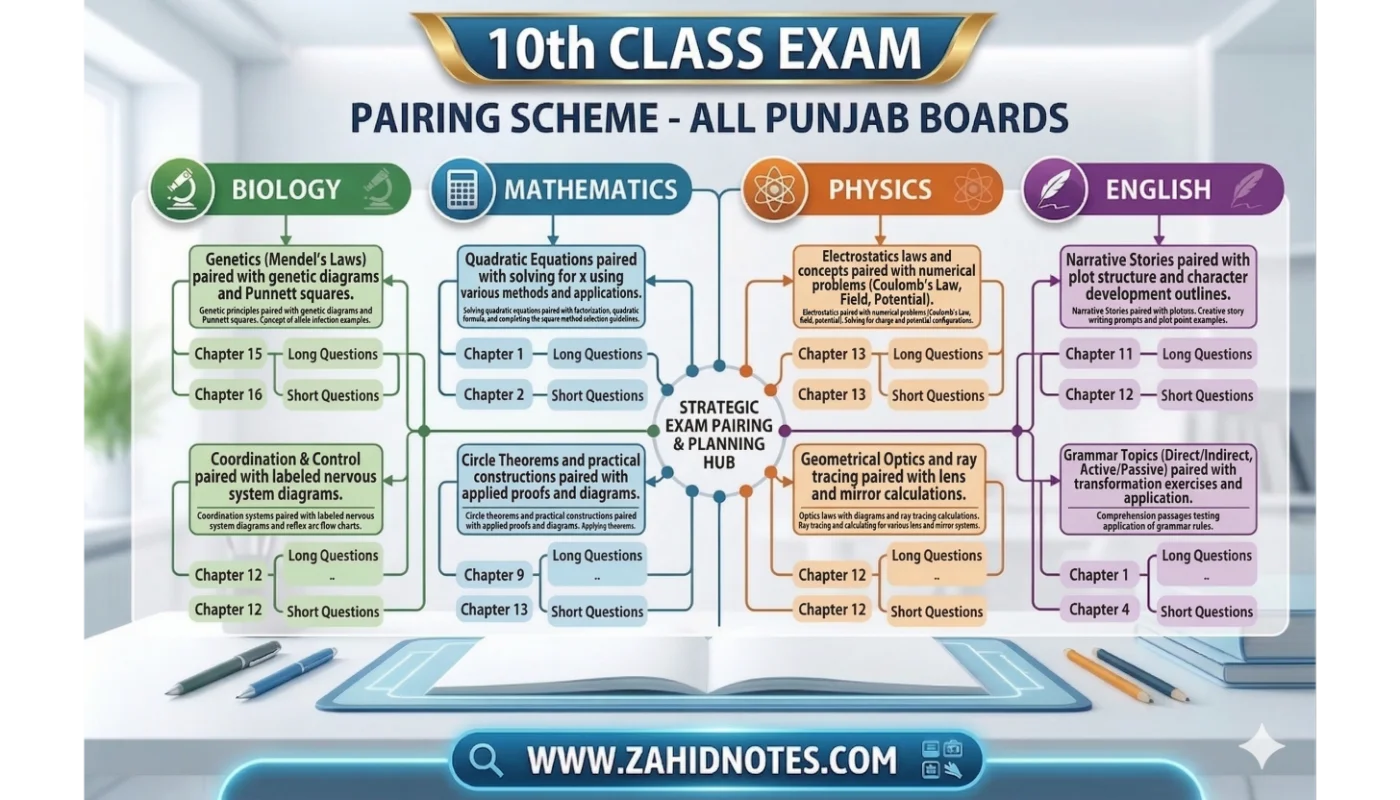 NOTES 8 10th Class Pairing scheme