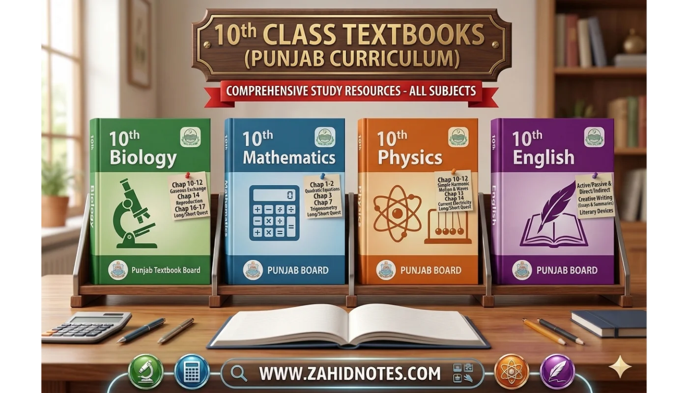 NOTES 7 10th Class Text books
