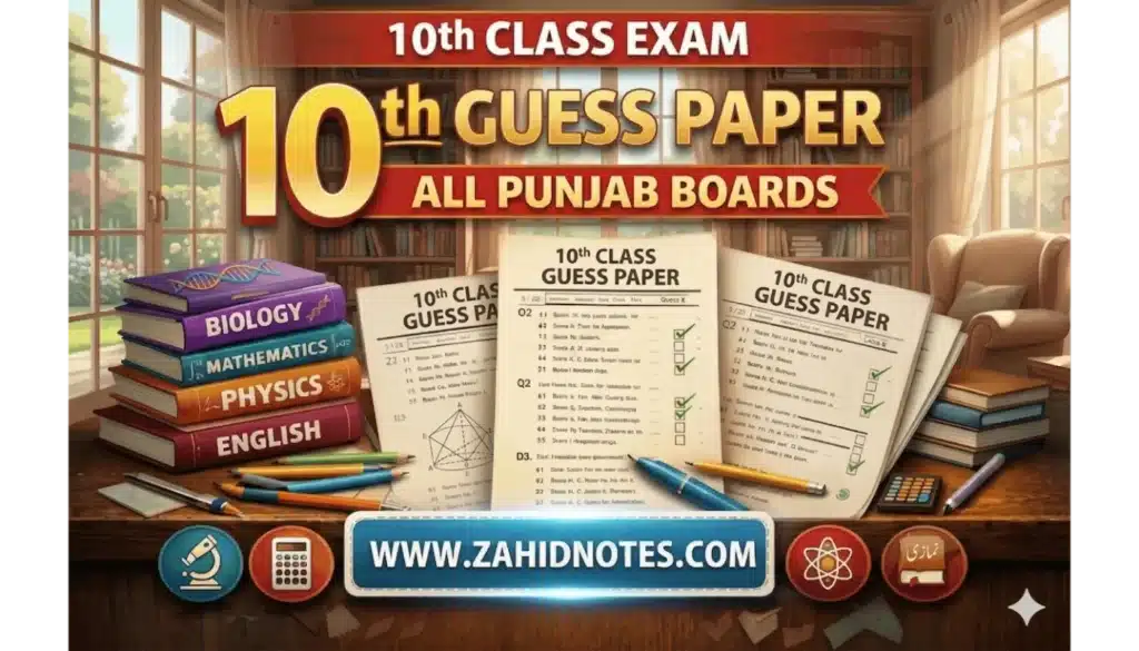 10th Class Guess Papers​