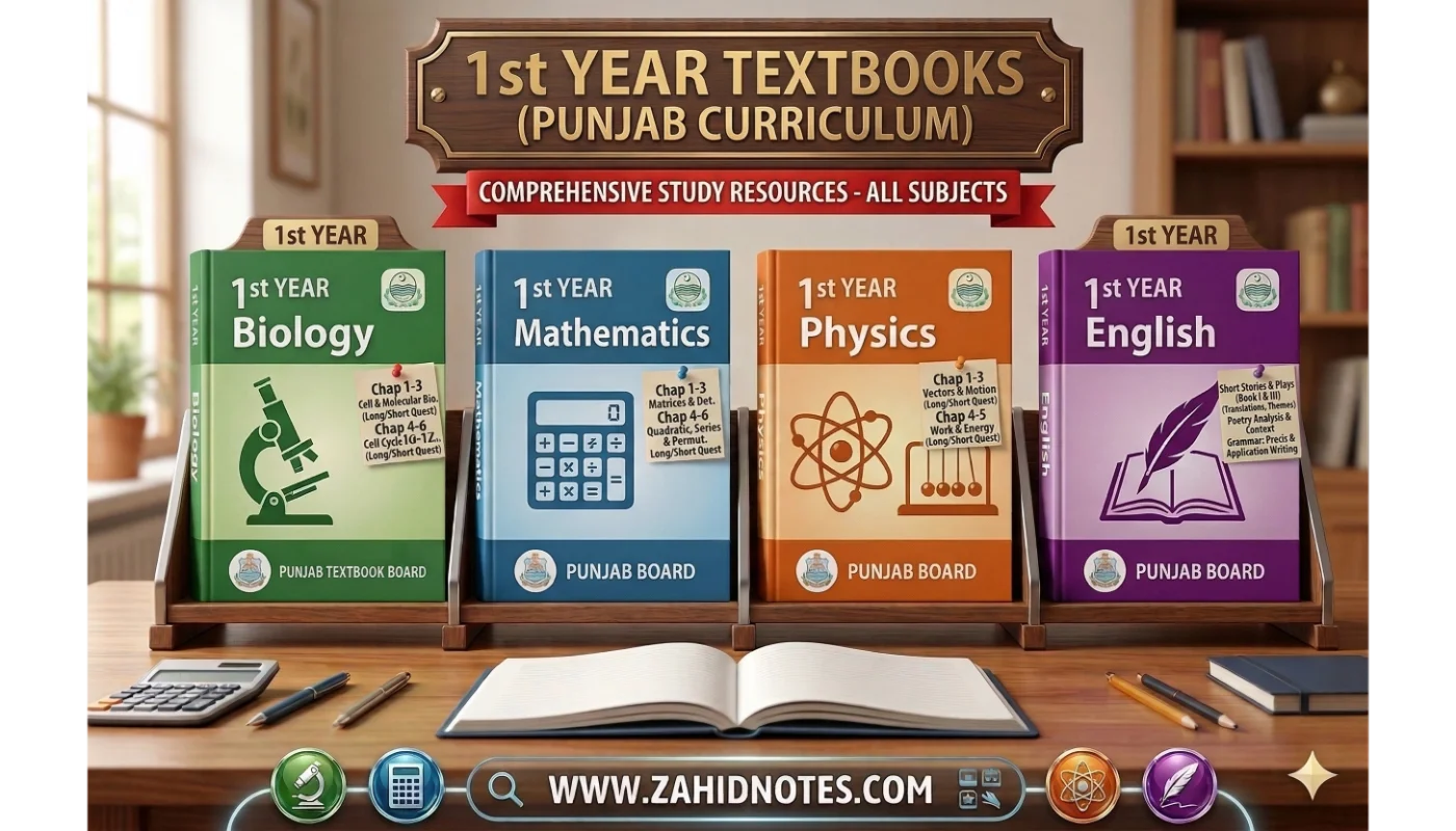 1st Year Text books