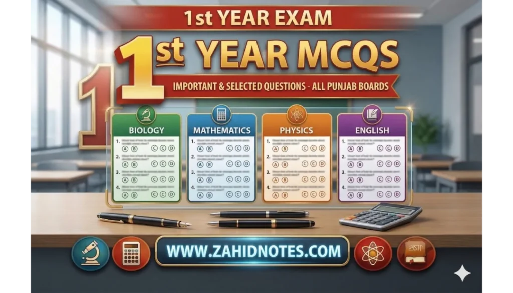 1st year MCQS​