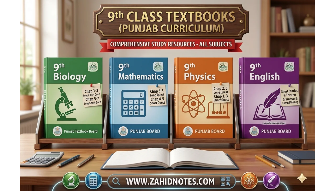9th Class Text books